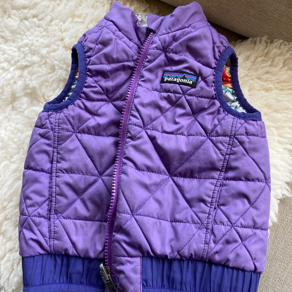 Patagonia Purple Quilted Vest